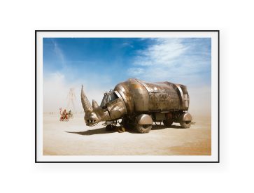 The Rhino, Burning Man, Philip Volkers, 2012