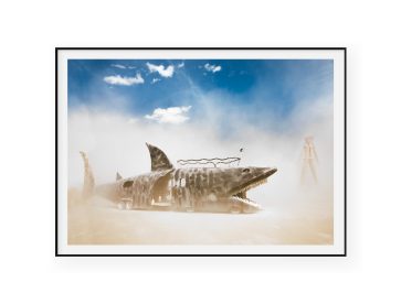 The Shark, Burning Man, Philip Volkers, 2012